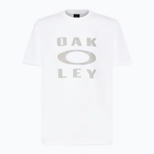 Koszulka męska Oakley Bark Ellipse Tee white - Koszulki męskie - miniaturka - grafika 1