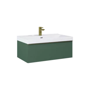 ELITA LOOK 80 1S FOREST GREEN MATT PDW  SZAFKA WISZĄCA 168560 - Szafki łazienkowe - miniaturka - grafika 1