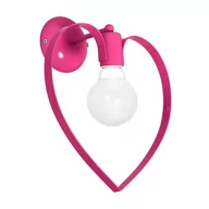 Lampy ścienne - Decoland Kinkiet dziecięcy Amore ciemny róż 1 9955 Decoland - miniaturka - grafika 1