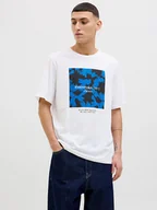 Koszulki męskie - Jack & Jones Koszulka "Jeff" w kolorze białym - miniaturka - grafika 1