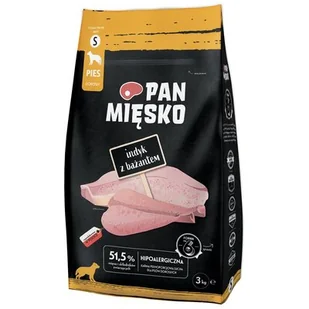 Pan Mięsko Indyk z Bażantem S 3kg - Sucha karma dla psów - miniaturka - grafika 1