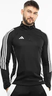 Bluzy męskie - Adidas Bluza męska adidas Tiro 24 Training Top czarna IJ9963 S - miniaturka - grafika 1