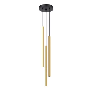 Lampa Wisząca PASTELO 3P złoty połysk - Lampy sufitowe - miniaturka - grafika 1