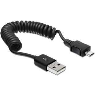 Delock Kabel Usb Am-micro 2.0 Spirala 20-60CM - Kable komputerowe i do monitorów - miniaturka - grafika 1