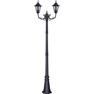 Kaja Standard lampa stojąca zewnętrzna 2x60W czarna K-7064A2/2CZARNY - Lampy ogrodowe - miniaturka - grafika 1