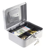Sejfy i kasy pancerne - Rottner HomeStar Cash 2 kasetka, srebrna - miniaturka - grafika 1