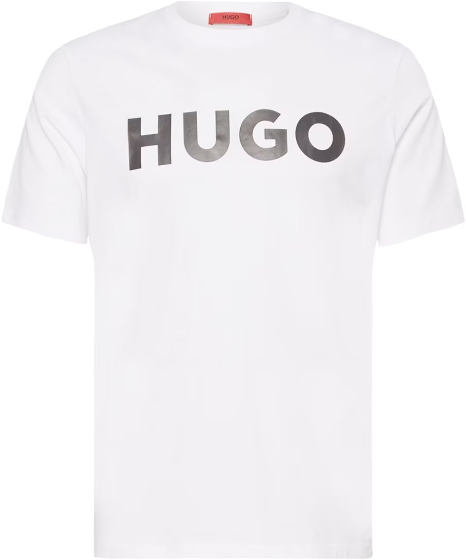 Koszulka z krótkim rękawem HUGO męski T-shirt r. S sportowa bawełniana