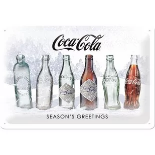 Art Nostalgic Coca-Cola Special Edition Snow White Bottle Evolution 62753 - Dekoracje domu - miniaturka - grafika 1