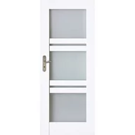 Drzwi wewnętrzne - Skrzydło drzwiowe DALIA biały pokój 80 P - miniaturka - grafika 1