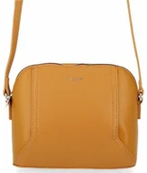 Torebki damskie - Torebka damska listonoszka David Jones Żółta - miniaturka - grafika 1