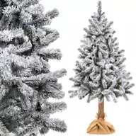 Choinki - sztuczne choinka na pniu 180 cm świerk ośnieżony drzewko świąteczne - miniaturka - grafika 1