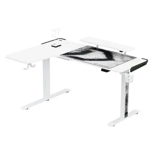Biurko ULTRADESK Winger Biały - Biurka - miniaturka - grafika 1