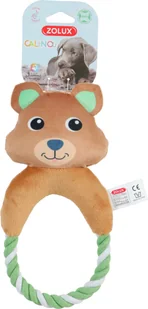ZOLUX Zabawka pluszowa "Calinou" Kuoka ze sznurkiem 26,5 cm - Zabawki dla psów - miniaturka - grafika 1