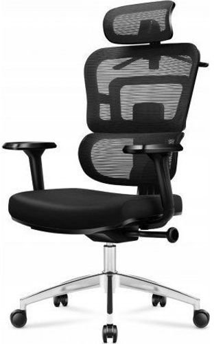 Jan Nowak Krzesło biurowe Ergonomiczny fotel biurowy czarny AXIS