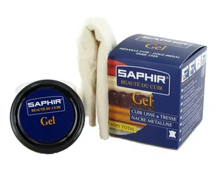 Środki do obuwia i ubrań - SAPHIR Gel Glass + szmatka delikatny żel do skór gładkich EFDF-65289 - grafika 1