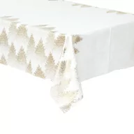 Obrusy i serwetki - Obrus Z Motywem Świątecznym Złote Choinki, 140 X 360 Cm - miniaturka - grafika 1