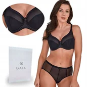 Biustonosze - ﻿Biustonosz półusztywniany Gaia 1058 Sonia czar 75C - miniaturka - grafika 1