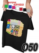 Koszulki męskie - Koszulka Dziecięca Z Nadrukiem Kicia Kocia Kotki Różney - Xl 158-164 - miniaturka - grafika 1