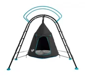 Place zabaw - TP Toys Stalowa huśtawka na placu zabaw UFO czarna 122x217x201 cm - miniaturka - grafika 1