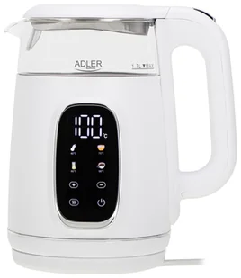 Adler AD 1305 Biało-srebrny - Czajniki elektryczne - miniaturka - grafika 1