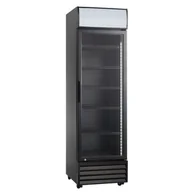 Szafy i witryny chłodnicze - Resto Quality Szafa chłodnicza przeszklona 280 L – czarna z oświetleniem LED - miniaturka - grafika 1