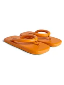 Klapki i japonki damskie - Camper Skórzane japonki "Hastavista" w kolorze pomarańczowym - miniaturka - grafika 1