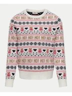 Swetry dla chłopców - Kids ONLY Sweter 15331242 Écru Regular Fit - miniaturka - grafika 1