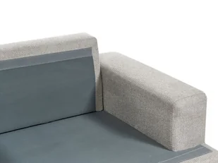 Sofa 3-osobowa jasnoszara ALLA - Sofy i kanapy - miniaturka - grafika 8