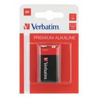 Baterie i akcesoria - Verbatim Bateria 9V R9 6LR61 1szt blister 49924 - miniaturka - grafika 1