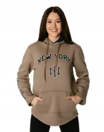 Bluzy damskie - Bluza Dresowa Damska z Kapturem Kangurka 7703-7 M - miniaturka - grafika 1