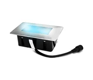 Lampy ogrodowe - LED Zewnętrzne oświetlenie wpuszczane EASY CONNECT LED/2W/230V niebieski IP67 prostokątny - miniaturka - grafika 1