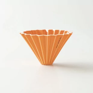 ORIGAMI Ceramiczny Origami Dripper M Pomarańczowy 99300367 - Zaparzacze i kawiarki - miniaturka - grafika 2