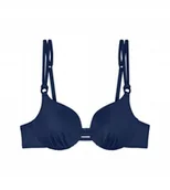 Stroje kąpielowe - Góra Bikini Triumph Summer Mix & Match WP 85E 42E Granat Usztywniana - miniaturka - grafika 1