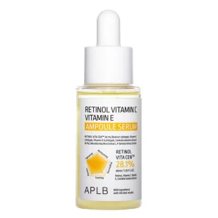 APLB - Retinol Vitamin C Vitamin E Ampoule Serum 40ml - Serum do twarzy - miniaturka - grafika 1
