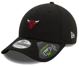 Czapka z daszkiem NEW ERA Chicago Bulls Repreve Mini  9FORTY czarna - Czapki damskie - miniaturka - grafika 1