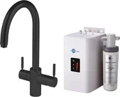 Baterie kuchenne - Zestaw INSINKERATOR HOT Bateria H3W1J czarny aksamit + zbiornik i filtr 45098AW CZ - miniaturka - grafika 1