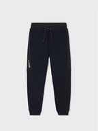 Spodnie i spodenki dla dziewczynek - Mayoral Spodnie dresowe 7579 Granatowy Regular Fit - miniaturka - grafika 1
