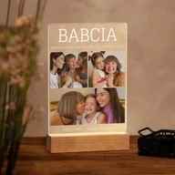 Ramki na zdjęcia - Lampka ramka L z wydrukiem na szkle akrylowym i podświetleniem LED - miniaturka - grafika 1