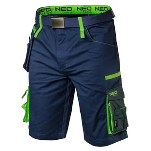 NEO-TOOLS Krótkie spodenki PREMIUM 62% bawełna 35% poliester 3% elastan rozmiar S TOP-81-276-S - Odzież robocza - miniaturka - grafika 1