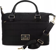 Torebki damskie - Torebka monnari czarna torba shopper duża sportowa premium wodoodporna - miniaturka - grafika 1