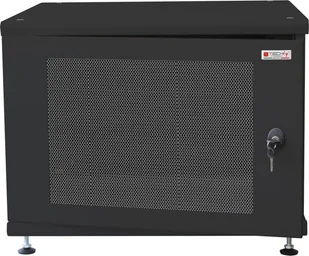 Szafa Techly Szafa stojąca Techly na kumulatory fotowoltaiczne Rack 19" 8U czarna - Szafy rack - miniaturka - grafika 1