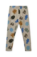Spodnie i spodenki dla dziewczynek - Liewood legginsy dziecięce kolor szary wzorzyste - miniaturka - grafika 1