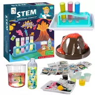 Mały naukowiec - ZESTAW EDUKACYJNY 14 EKSPERYMENTÓW NAUKOWYCH WYBUCHOWY WULKAN MAŁY CHEMIK - miniaturka - grafika 1