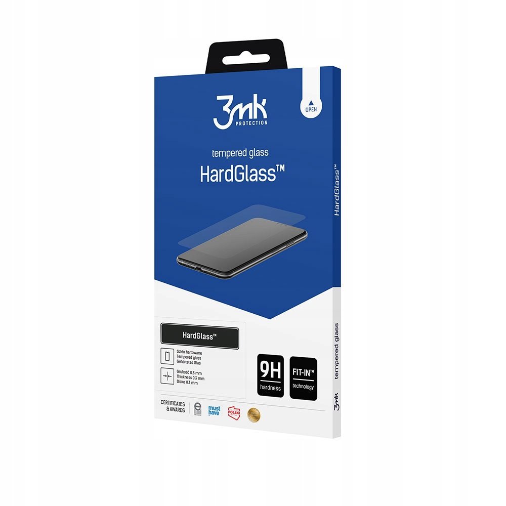 Szkło hartowane 9H 3mk HardGlass na ekran do Apple iPhone 17 mocne