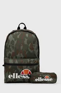 Plecaki - Ellesse Plecak męski kolor zielony duży wzorzysty - miniaturka - grafika 1