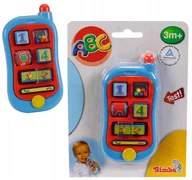 Zabawki interaktywne dla dzieci - Simba 104015349 ABC Mój Pierwszy Telefon .104015349 - miniaturka - grafika 1