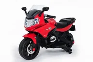 Pojazdy elektryczne dla dzieci - Import SUPER-TOYS WIELKI SUPER SZYBKI MOTOR ŚCIGACZ SPORT CZERWONY - miniaturka - grafika 1