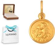 Zawieszki - Złoty medalik 585 prezent grawer pudełko - miniaturka - grafika 1