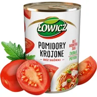 Warzywa w marynacie - Łowicz POMIDORY KROJONE BEZ SKÓRKI 400 G zakupy dla domu i biura! 51647675 - miniaturka - grafika 1