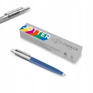 Długopisy - Długopis Parker Jotter Originals Niebieski BLUE DENIM z grawerem - miniaturka - grafika 1